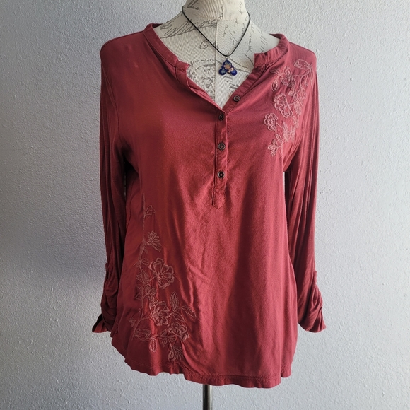 SONOMA Embroidered Top - Picture 2 of 5